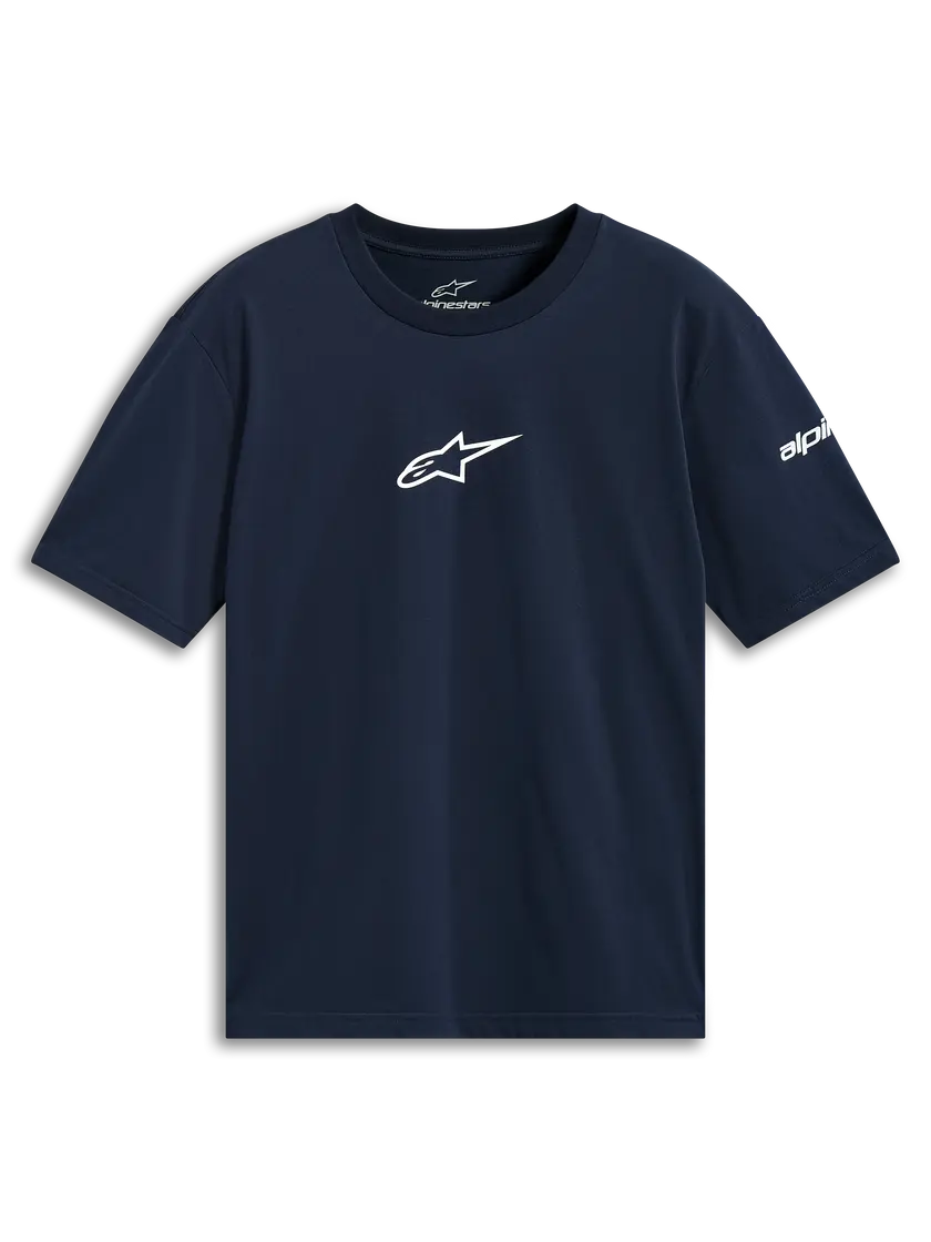 Alpinestars Frontal CSF Short Sleeves Tee Navy FREE UK Delivery, FREE 365 Day Returns | Moto Central