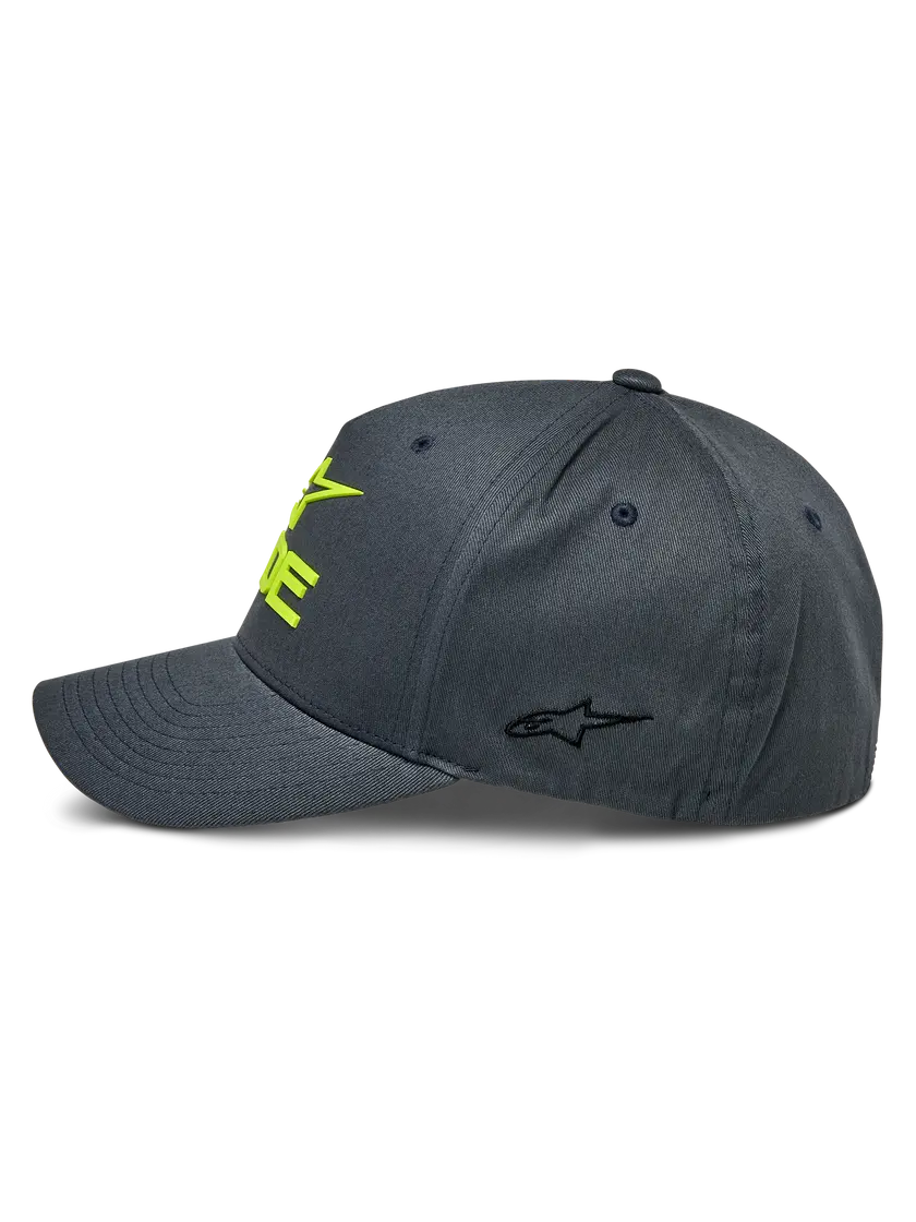 Alpinestars Ride Sonic Hat Charcoal / Hi-Vis Yellow FREE UK Delivery, FREE 365 Day Returns | Moto Central