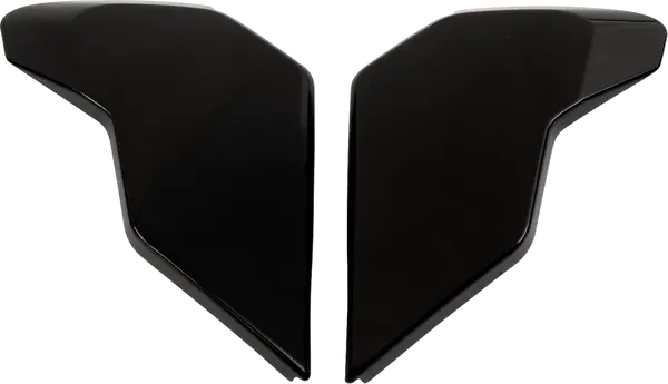 Icon Ultraflite Helmet Side Plates Gloss Black