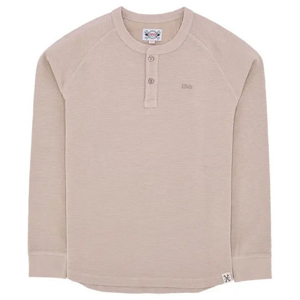 13 And A Half Magazine Waffle Jersey Sand — front view