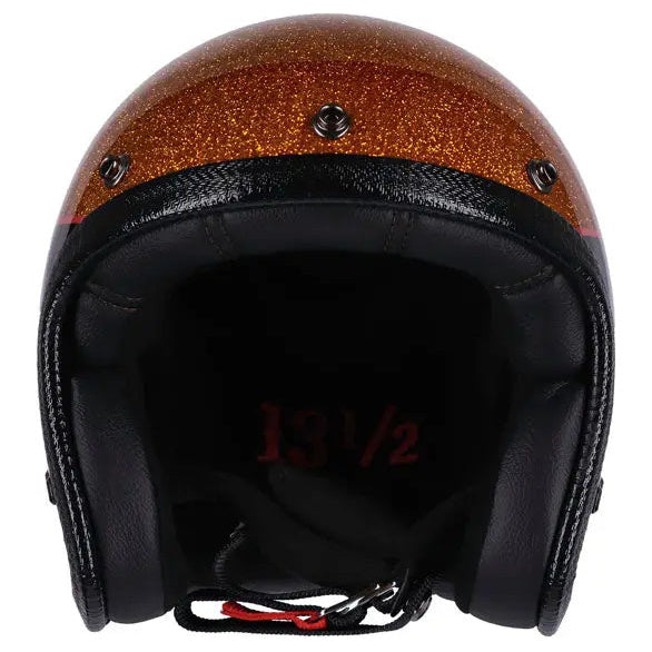 13 And A Half Magazine Skull Bucket Superior Metal Flake, front view