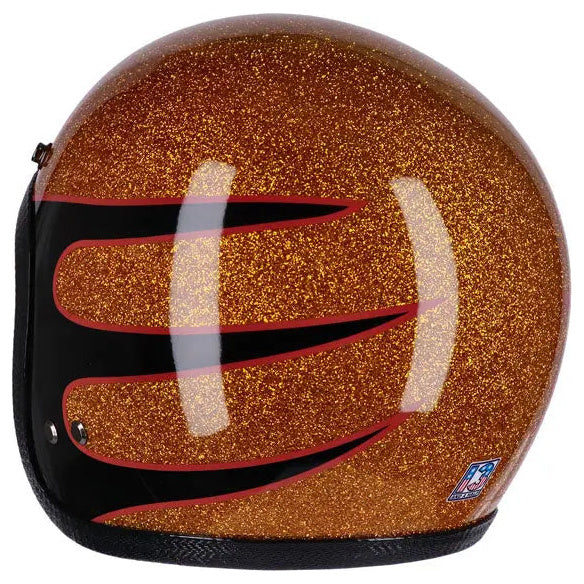 13 And A Half Magazine Skull Bucket Superior Metal Flake, left side view