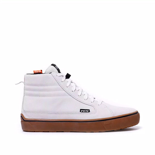 TCX Street 3 Faded Waterproof Short Boots White, side view