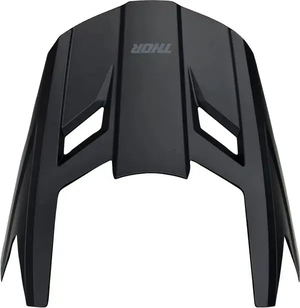 Thor Fleet Youth Blackout Helmet Peak Kit Matt Black - FREE UK Shipping, FREE 365 Day Returns | Moto Central