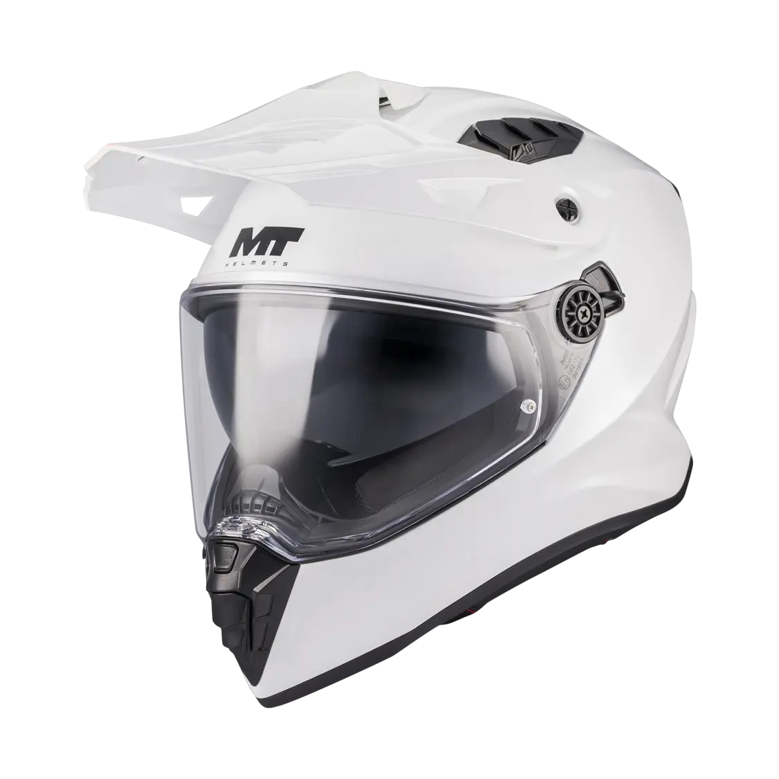 MT Helmet Track SV Pure A0 Gloss White FREE UK Delivery, FREE 365 Day Returns | Moto Central