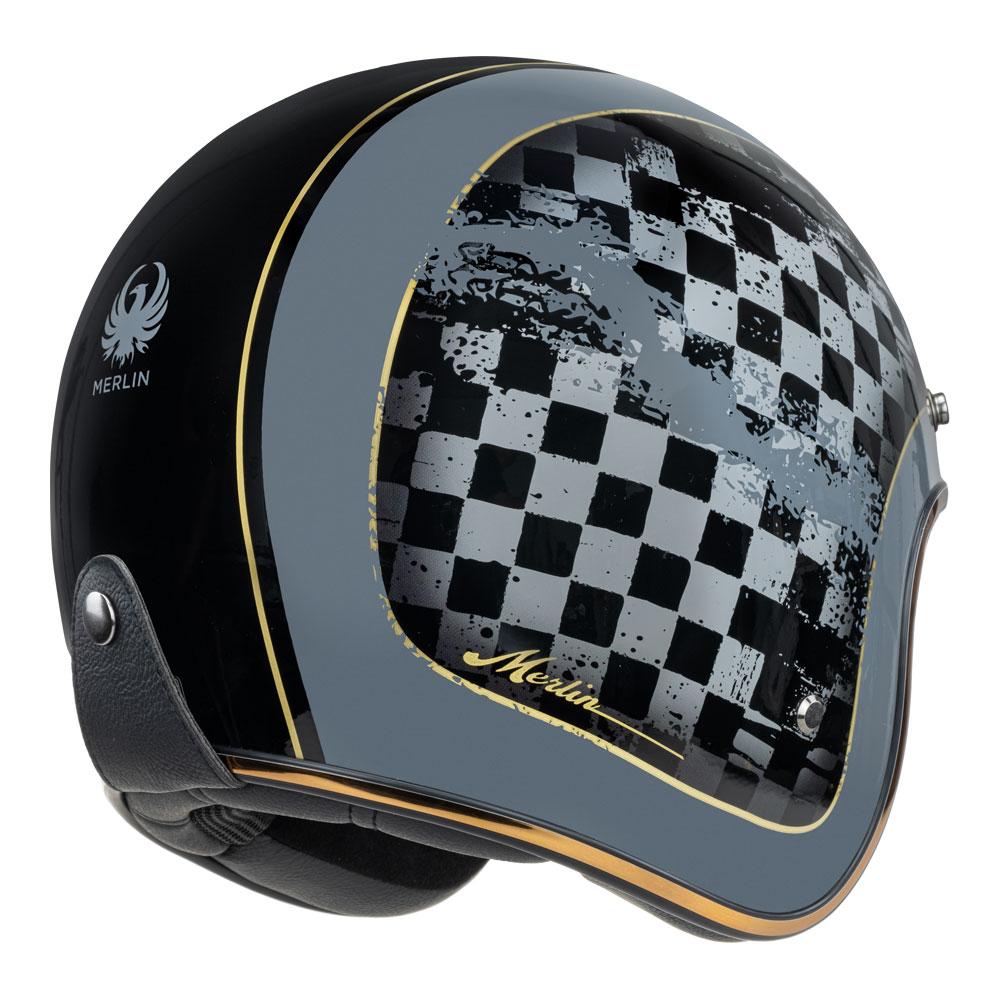 Merlin Blackbird Jet Racer Black FREE UK Delivery, FREE 365 Day Returns | Moto Central