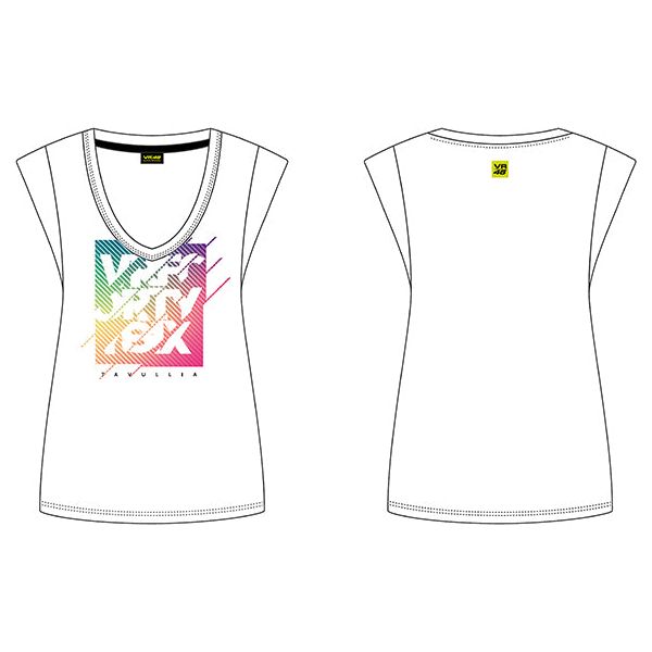 VR46 VRFortySix Ladies T-Shirt White