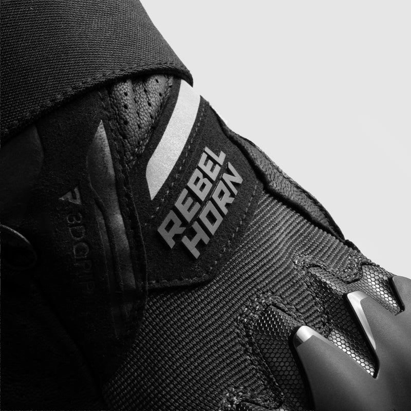 Rebelhorn Defender Gloves Black FREE UK Delivery, FREE 365 Day Returns | Moto Central