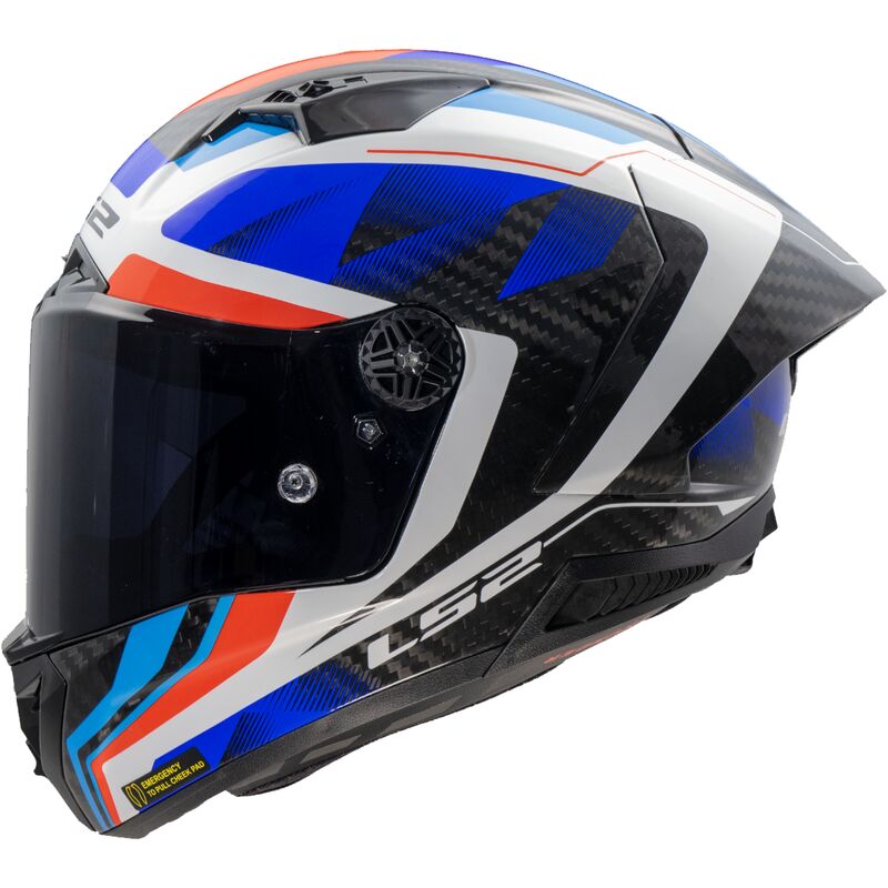 LS2 FF805 Thunder GP Aero Carbon Raute Blue / Red