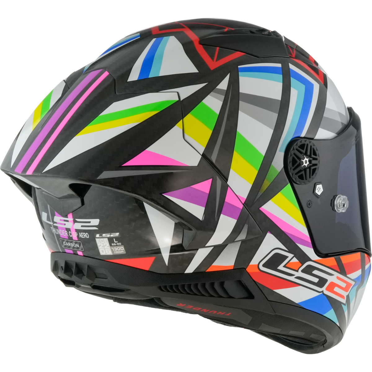 LS2 FF805 Thunder GP Aero Flash Black FREE UK Delivery, FREE 365 Day Returns | Moto Central