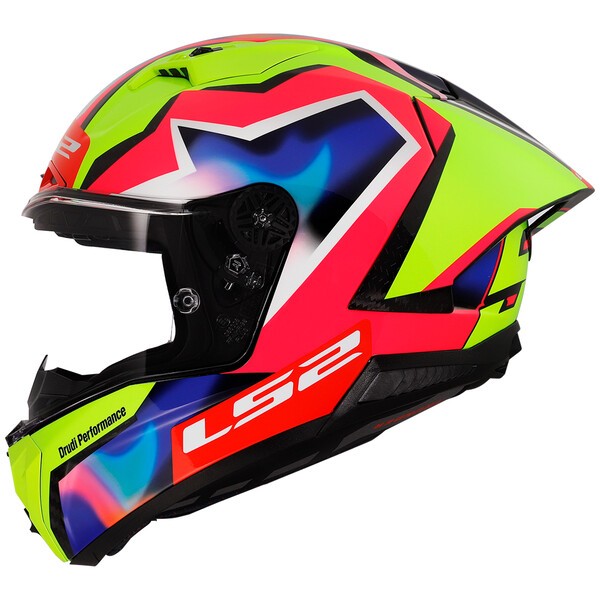 LS2 FF805 Thunder GP Aero Aldeguer Fluo Yellow / Red FREE UK Delivery, FREE 365 Day Returns | Moto Central