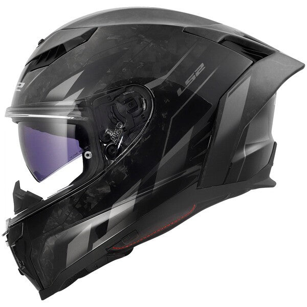 LS2 FF807 Dragon Forged Carbon Orix Grey FREE UK Delivery, FREE 365 Day Returns | Moto Central