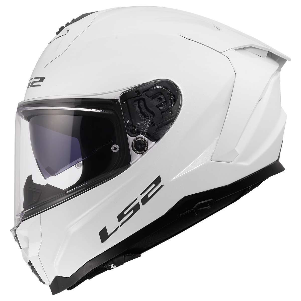 LS2 FF817 Challenger 2 Solid White FREE UK Delivery, FREE 365 Day Returns | Moto Central
