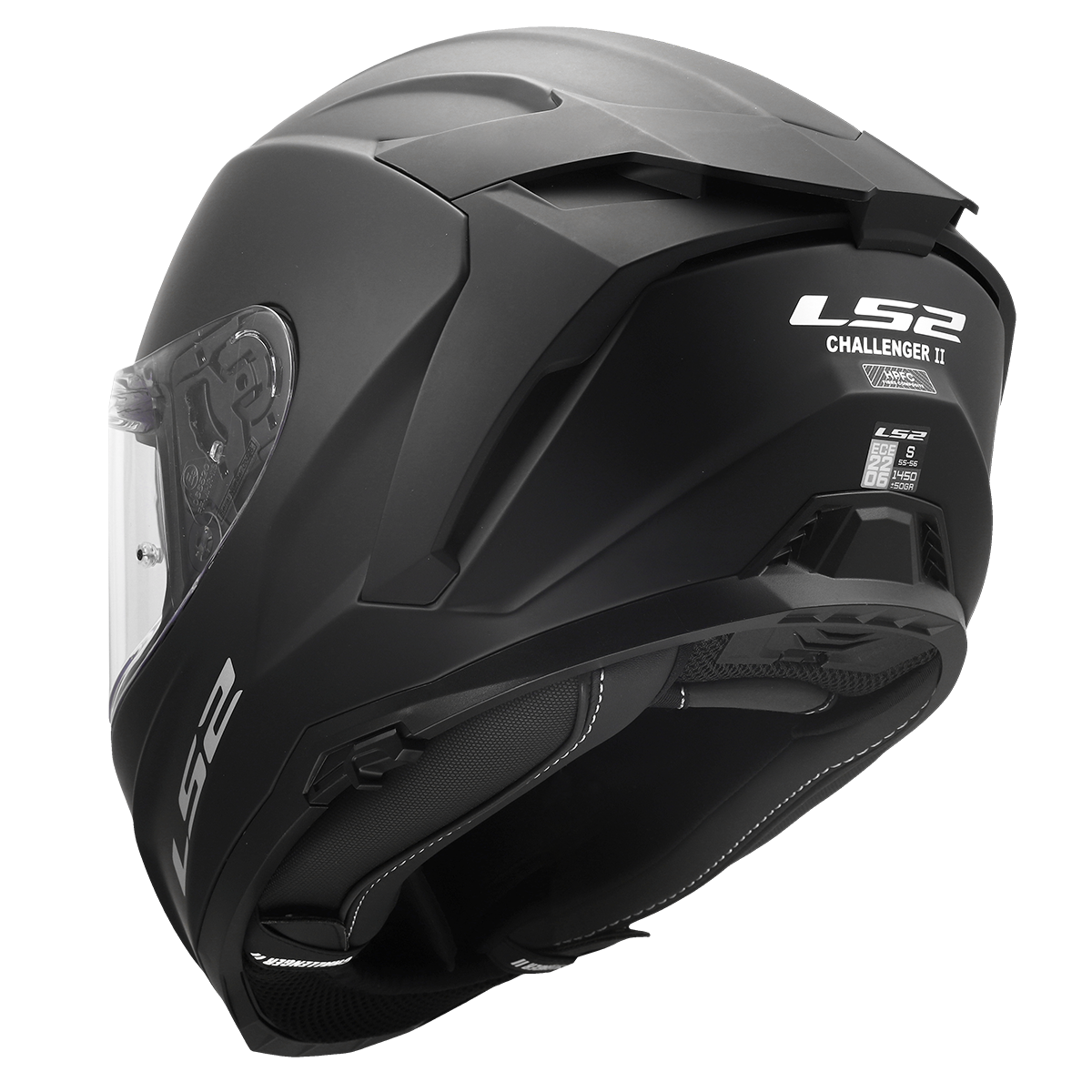 LS2 FF817 Challenger 2 Solid Matt Black FREE UK Delivery, FREE 365 Day Returns | Moto Central