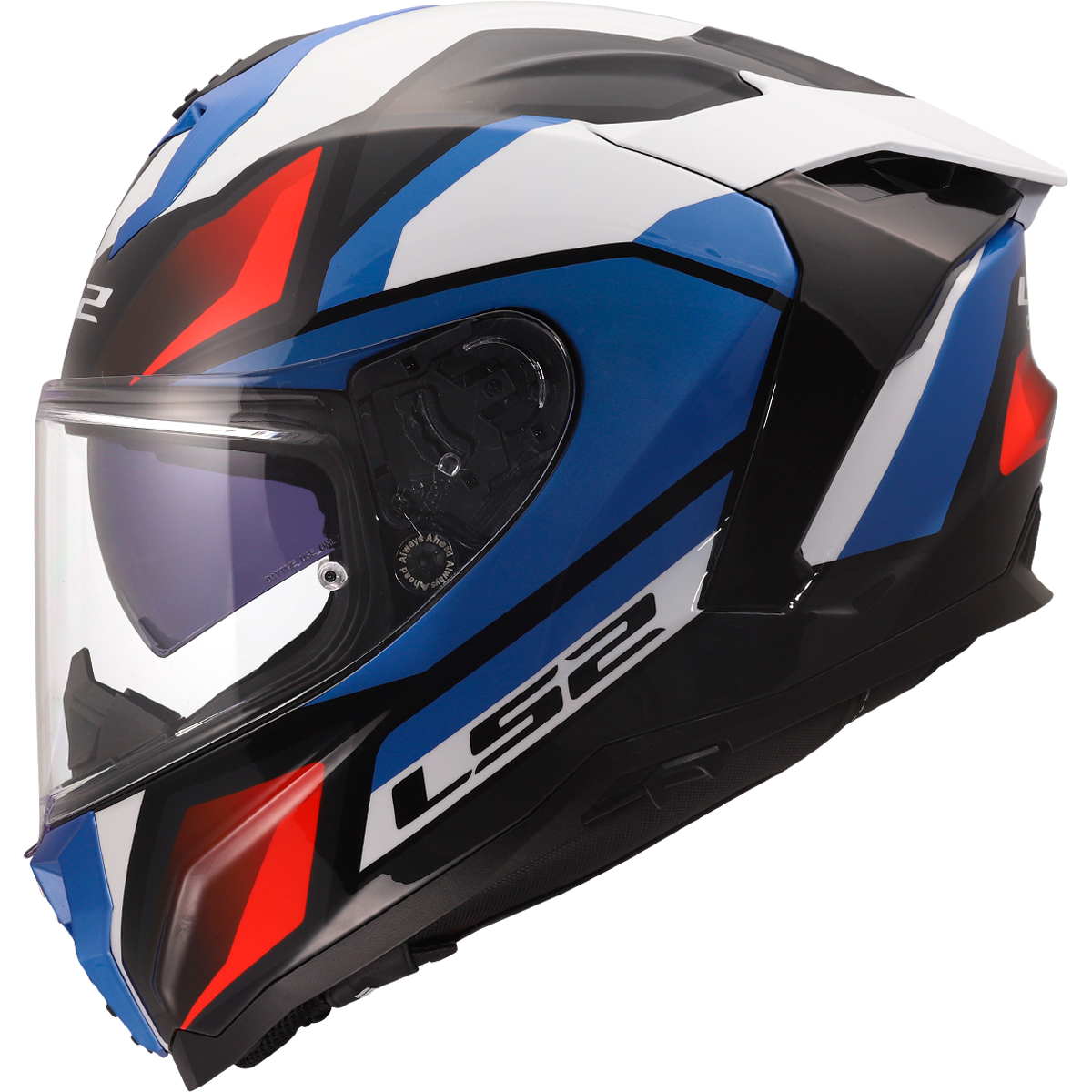 LS2 FF817 Challenger 2 Viper White / Blue / Red FREE UK Delivery, FREE 365 Day Returns | Moto Central