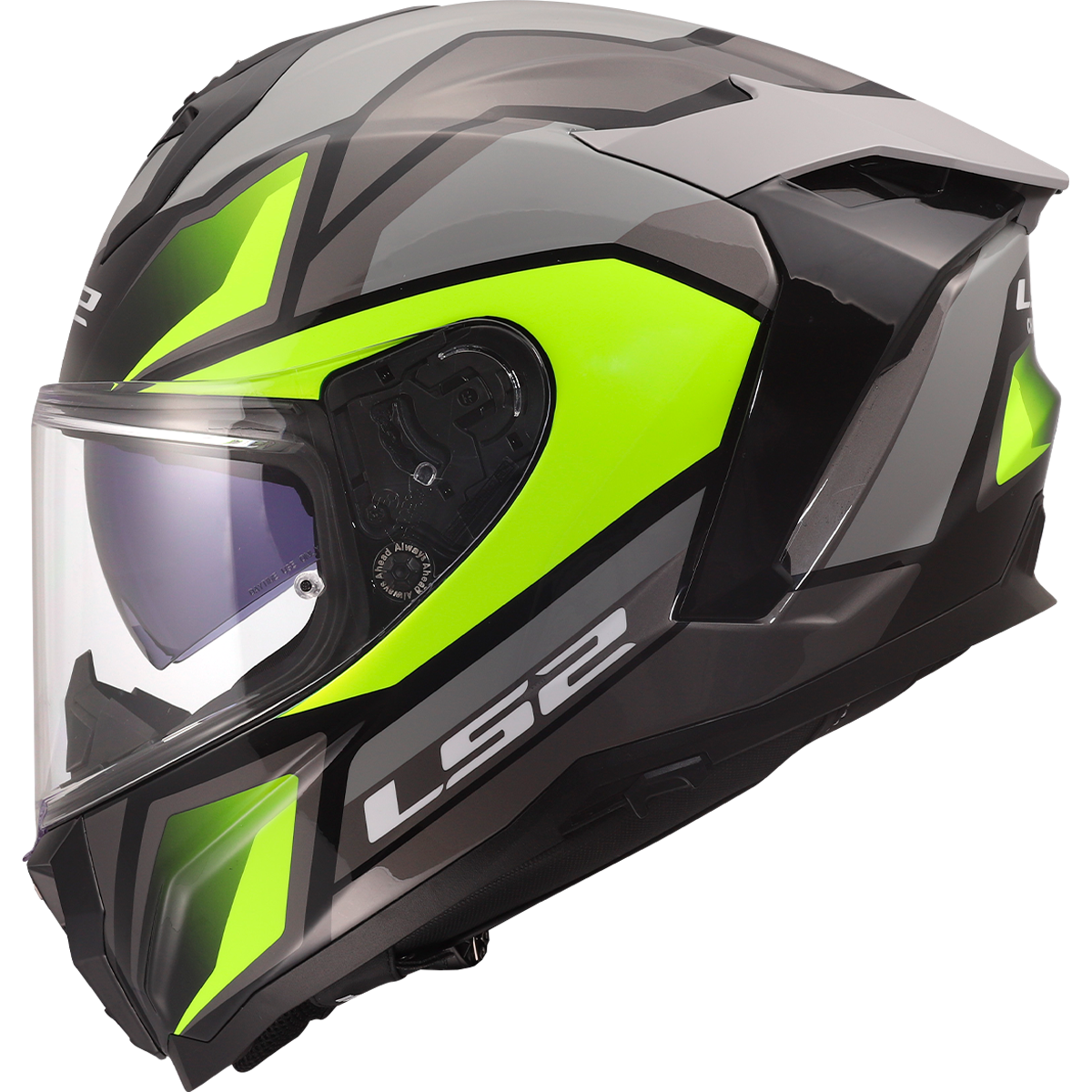 LS2 FF817 Challenger 2 Viper Grey / Hi-Viz Yellow FREE UK Delivery, FREE 365 Day Returns | Moto Central