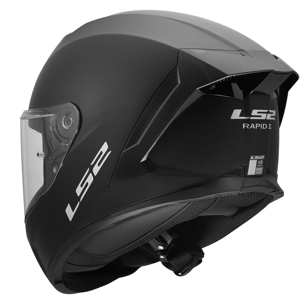 LS2 FF820 Rapid 3 Solid Matt Black FREE UK Delivery, FREE 365 Day Returns | Moto Central