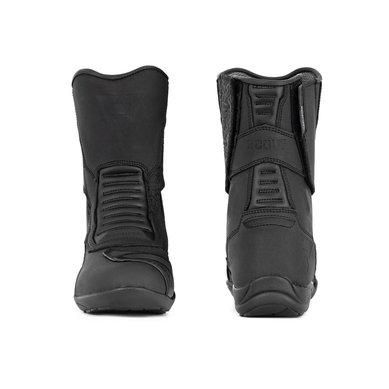 Rebelhorn Scout Boots Matt Black FREE UK Delivery, FREE 365 Day Returns | Moto Central