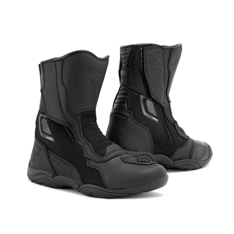 Rebelhorn Scout Air Boots Matt Black FREE UK Delivery, FREE 365 Day Returns | Moto Central
