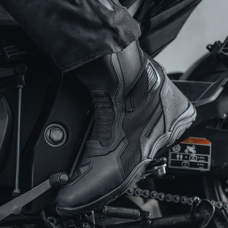Rebelhorn Scout Air Boots Matt Black FREE UK Delivery, FREE 365 Day Returns | Moto Central
