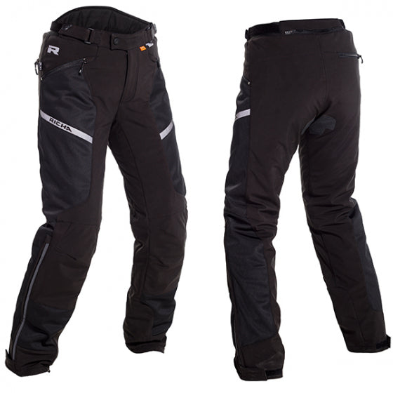 Richa Softshell Ladies Mesh Waterproof Textile Trouser Black