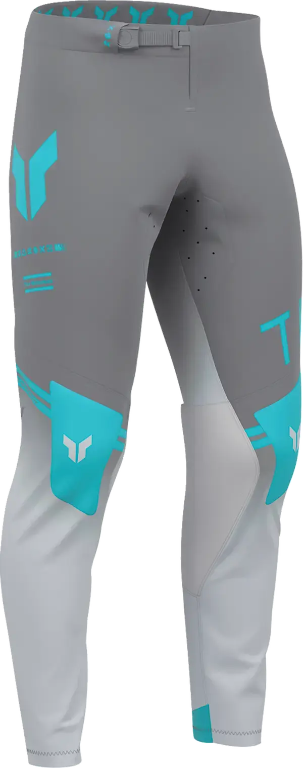 Thor Sportmode Geo MX Textile Trouser Charcoal / Grey - FREE UK Shipping, FREE 365 Day Returns | Moto Central