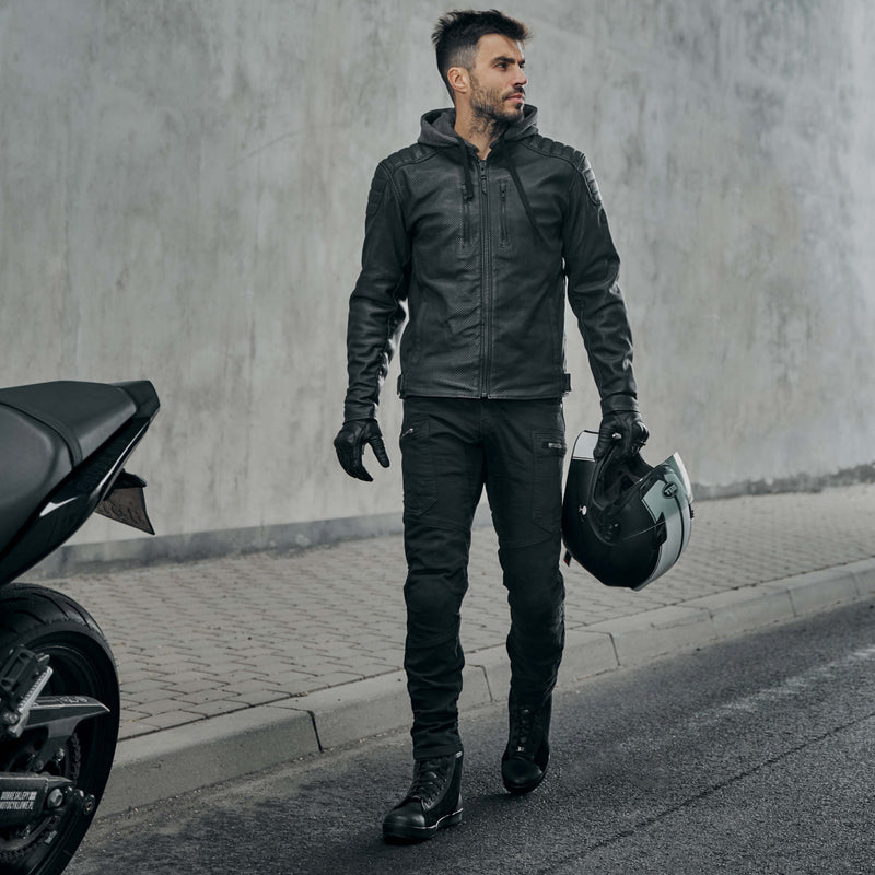 Rebelhorn Urban 3 Jeans Washed Black FREE UK Delivery, FREE 365 Day Returns | Moto Central