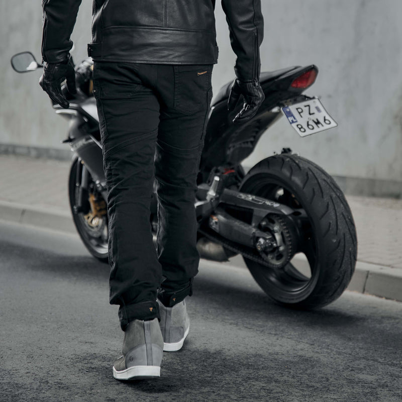 Rebelhorn Urban 3 Jeans Washed Black FREE UK Delivery, FREE 365 Day Returns | Moto Central