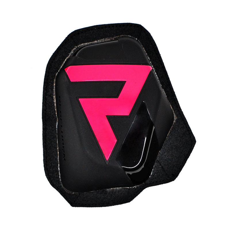Rebelhorn Detachable Knee Slider (Velro System) Black / Pink FREE UK Delivery, FREE 365 Day Returns | Moto Central