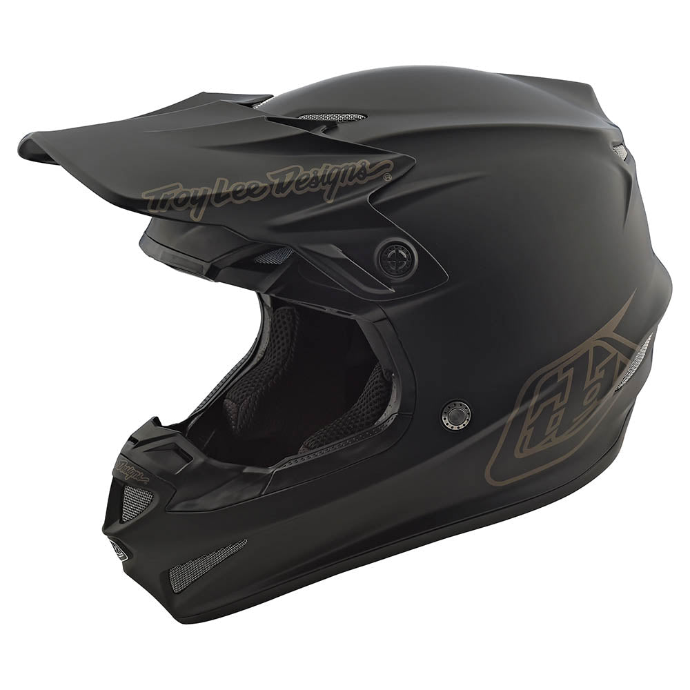 Troy Lee Designs SE4 Polyacrylite Block Youth MX Black FREE UK Delivery, FREE 365 Day Returns | Moto Central