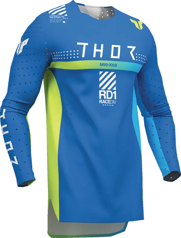 Thor Sportmode Synth Youth Jersey Blue - FREE UK Shipping, FREE 365 Day Returns | Moto Central