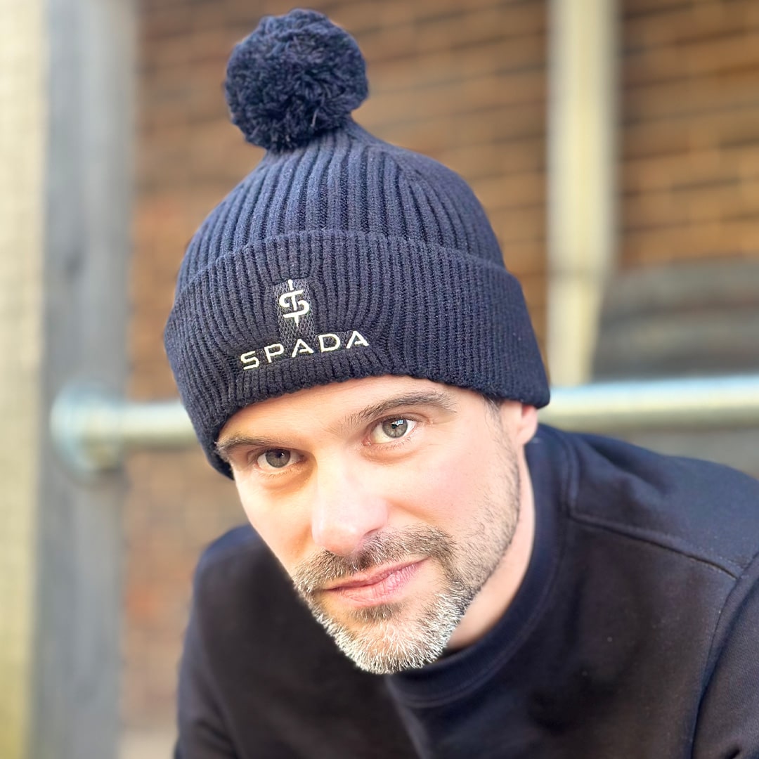 Spada Bobble Beanie Black FREE UK Delivery, FREE 365 Day Returns | Moto Central