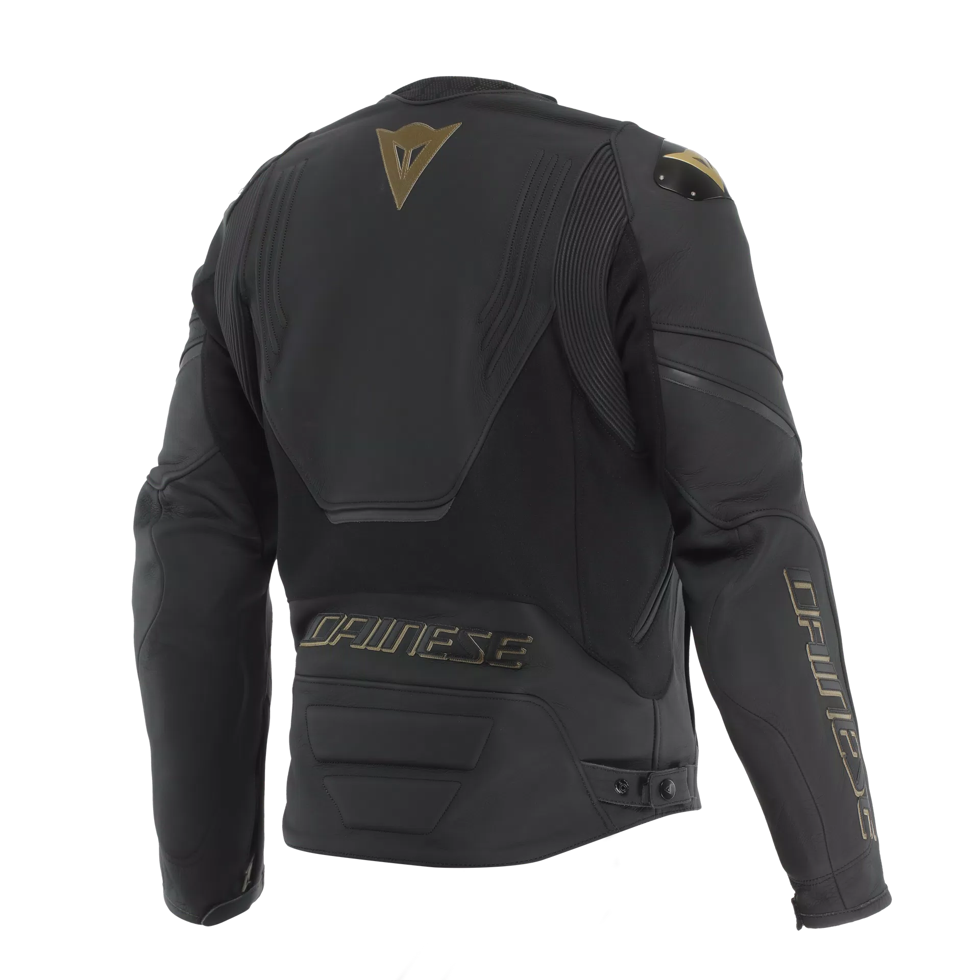 Dainese Racing 5 Leather Jacket Black / Gold