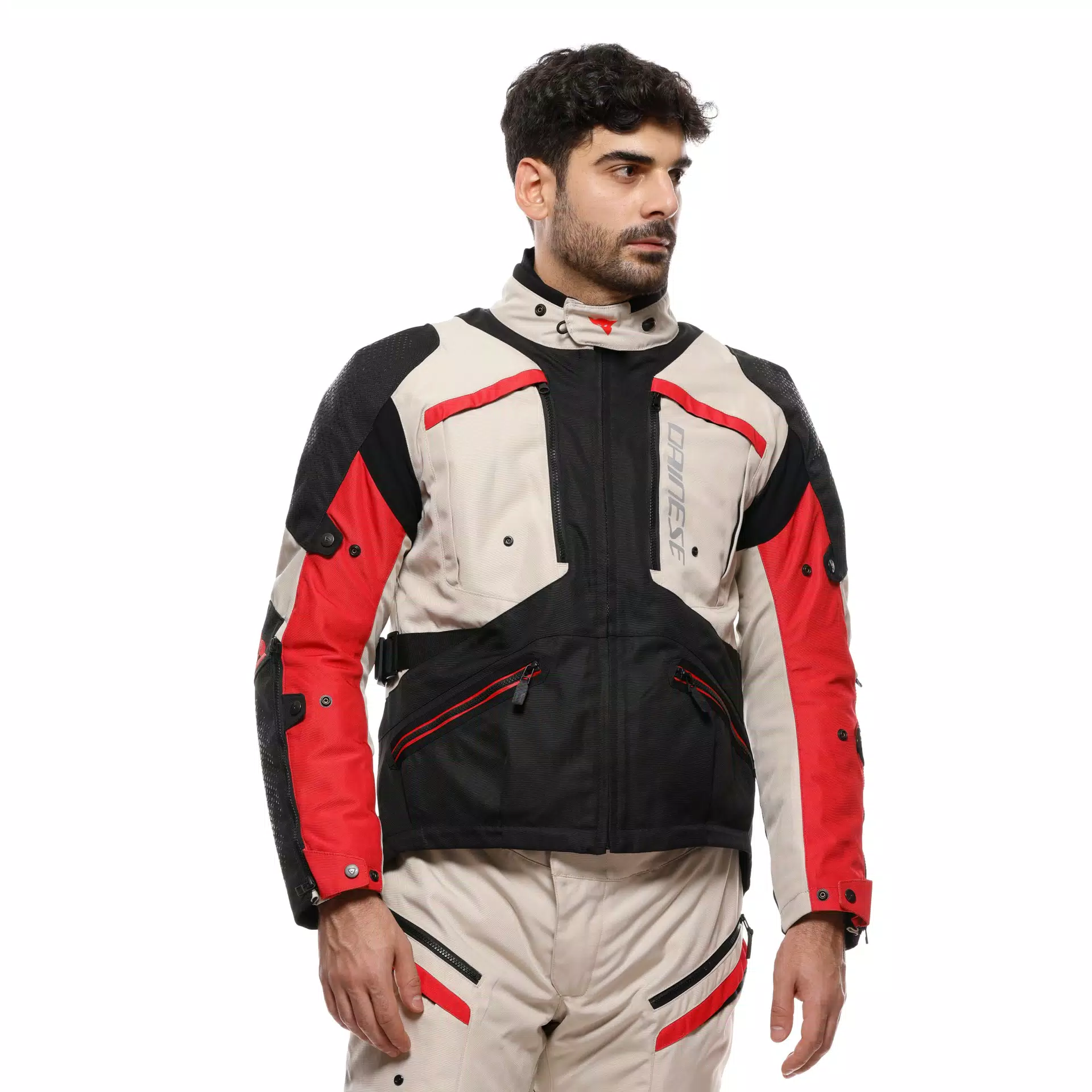 Dainese Gullfoss D-Dry Textile Jacket Black / White / Red
