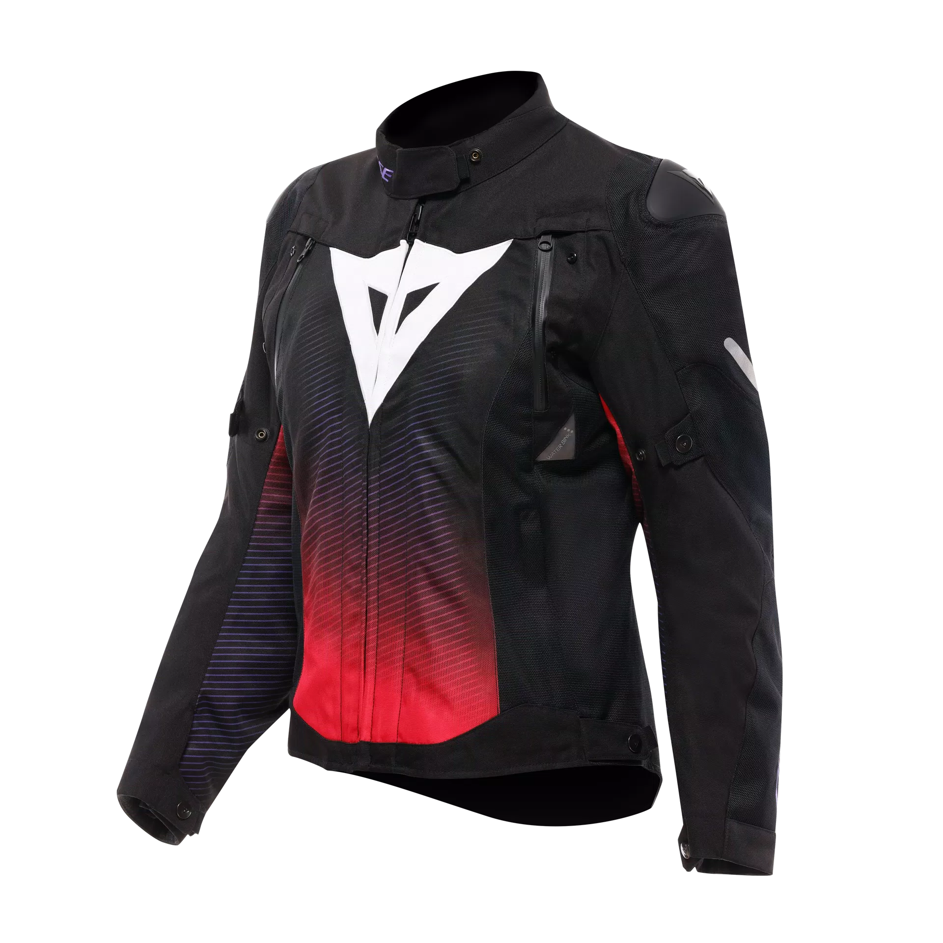 Dainese Super Sprint D-Dry Ladies Textile Jacket Black / Fuchsia / White