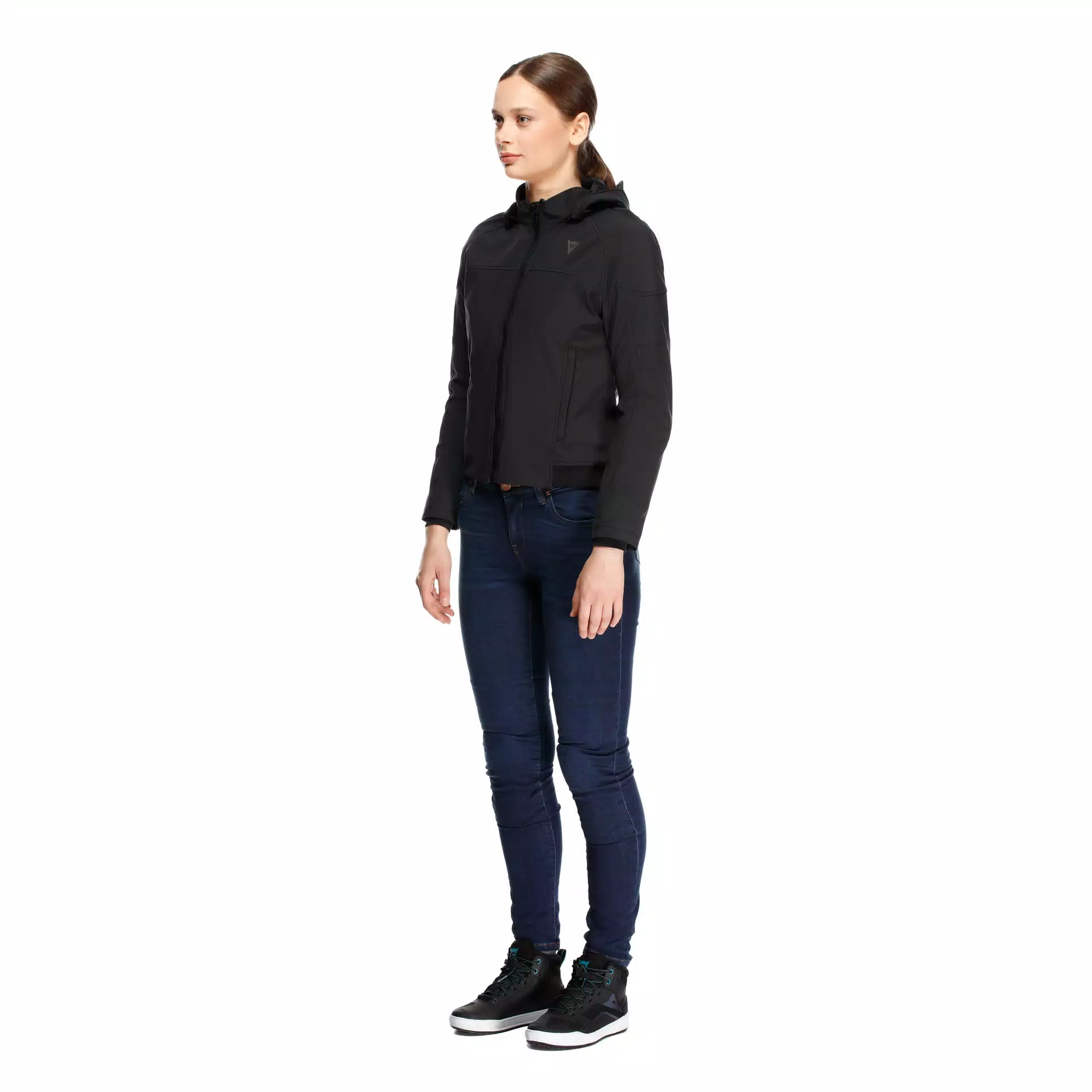 Dainese Ignite 2 Hoodie Ladies Textile Jacket Black - FREE UK Shipping, FREE 365 Day Returns | Moto Central