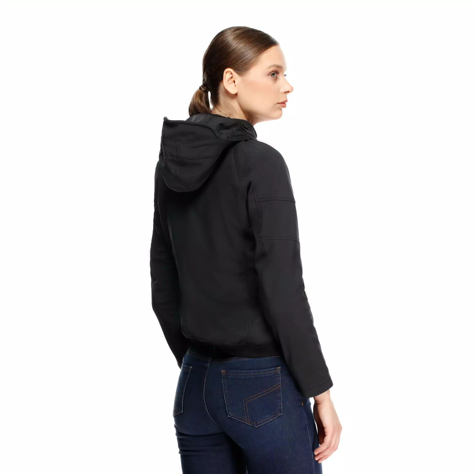 Dainese Ignite 2 Hoodie Ladies Textile Jacket Black - FREE UK Shipping, FREE 365 Day Returns | Moto Central