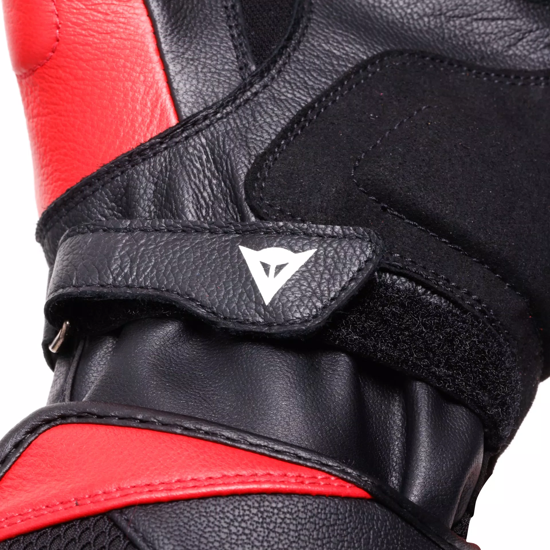 Dainese Reacto Carbon Long Gloves Black / Lava Red