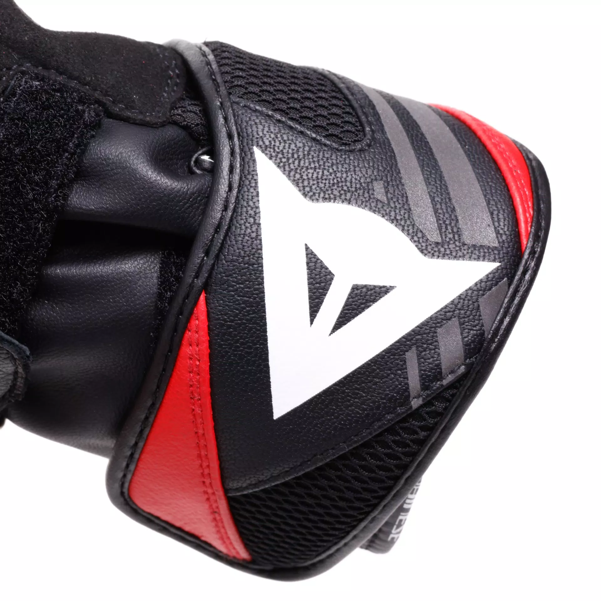 Dainese Reacto Carbon Long Gloves Black / Lava Red