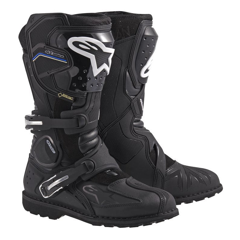 Alpinestars Toucan Gore-Tex Boots Black - motorcycle boot side profile