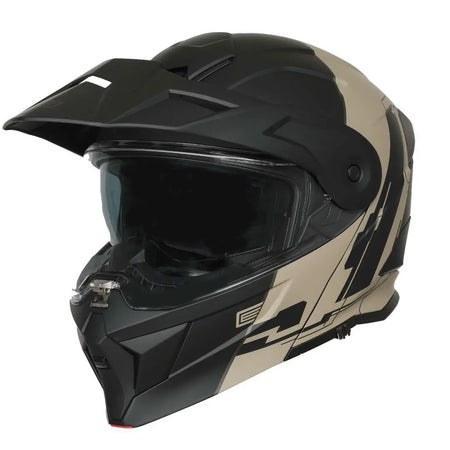 cyborg style ls2 helmet FF812 Kids Cyberg Purple Cyan ring chin strap and emergency release for added safety Origine Adventure 22.06 Cyborg Sand