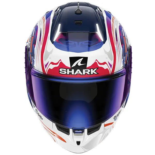 Shark Skwal i3 Zarco GP DE FCE Helmet White / Violet / Blue  - FREE UK Shipping, FREE 365 Day Returns | Moto Central
