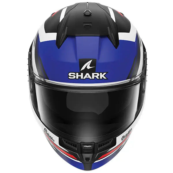 Shark D-Skwal 3 Firstlap Helmet Matt Black / Blue / Red  - FREE UK Shipping, FREE 365 Day Returns | Moto Central