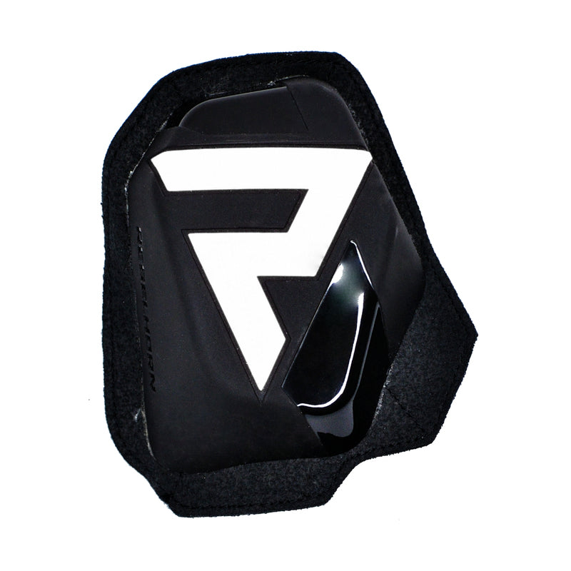 Rebelhorn Detachable Knee Slider (Velro System) Black / White FREE UK Delivery, FREE 365 Day Returns | Moto Central