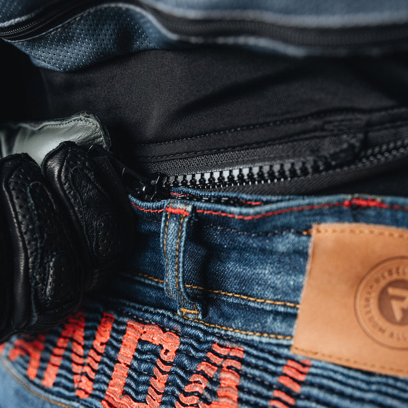 Rebelhorn Vandal Jeans Denim Black FREE UK Delivery, FREE 365 Day Returns | Moto Central
