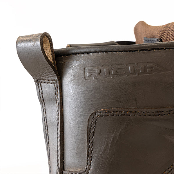 Richa Brookland Leather Boots Rust  - FREE UK Delivery - Moto Central