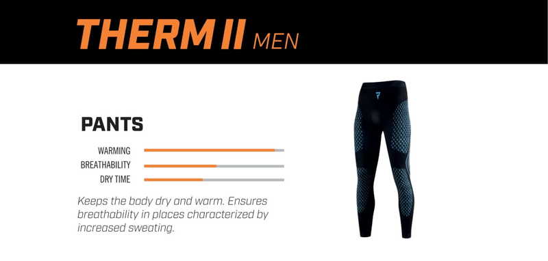 Rebelhorn Therm 2 Thermoactive Trouser Black / Blue FREE UK Delivery, FREE 365 Day Returns | Moto Central