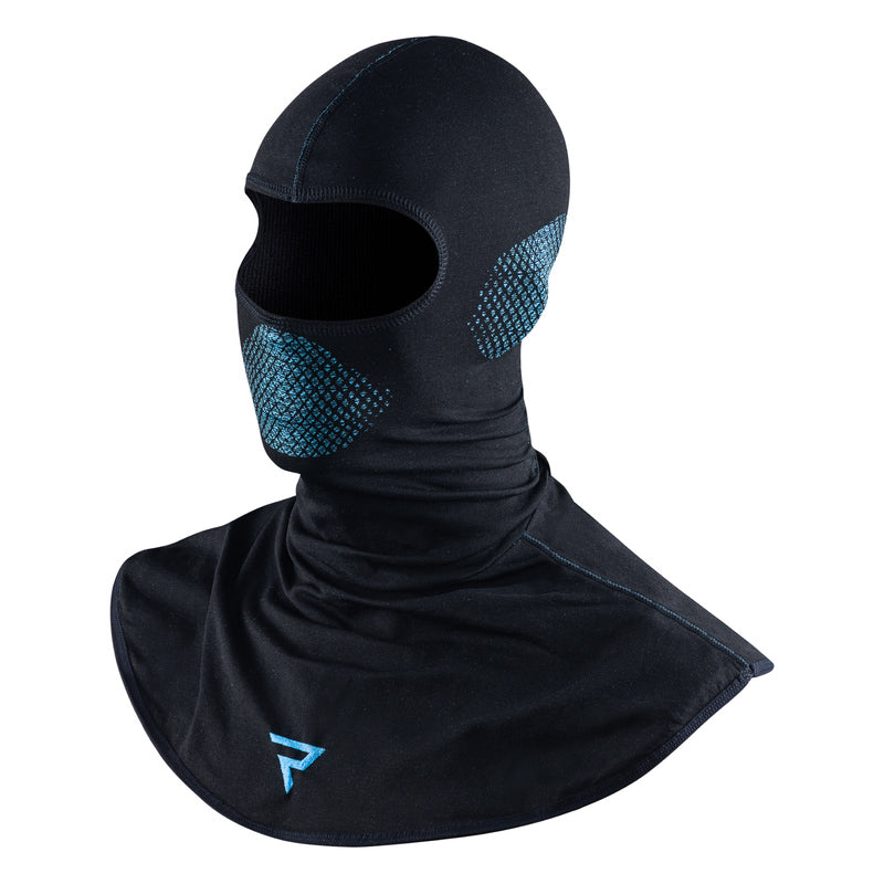Rebelhorn Therm 2 Thermoactive Balaclava Black / Blue FREE UK Delivery, FREE 365 Day Returns | Moto Central