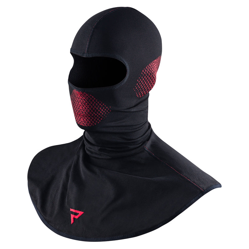 Rebelhorn Therm 2 Thermoactive Balaclava Black / Red FREE UK Delivery, FREE 365 Day Returns | Moto Central