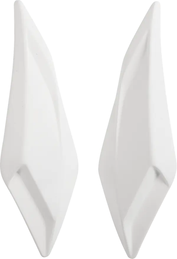 Icon Ultraflite Helmet Forehead Vents Matt White